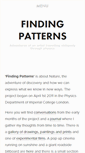 Mobile Screenshot of findingpatterns.info